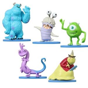 DISNEY PIXAR MONSTERS INC. TOYS FIGURES CAKE TOPPERS PARTY FAVORS